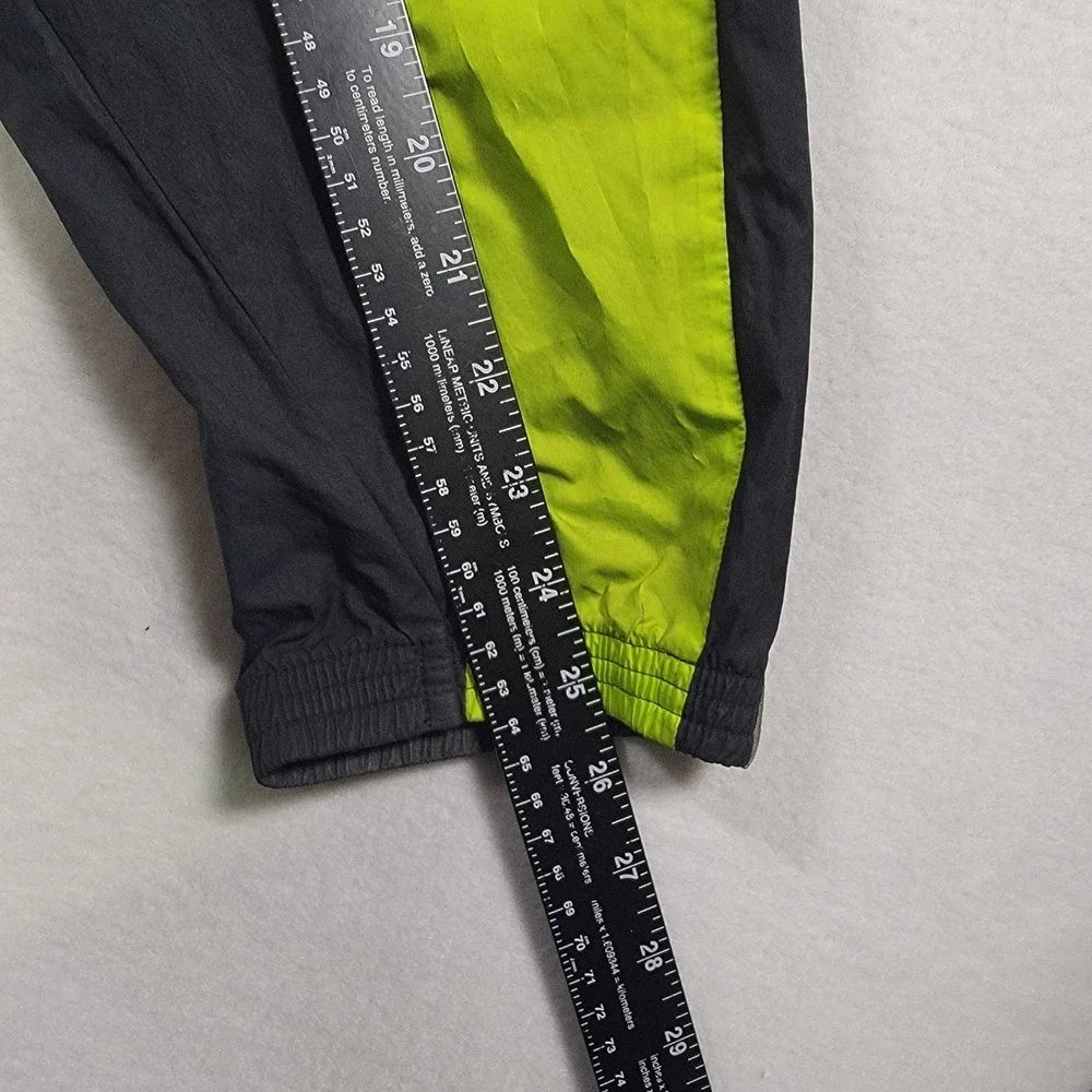 Adidas FR6599 Windbreaker Track Jacket Mens 2XL Black Neon Yellow Colorblock Zip